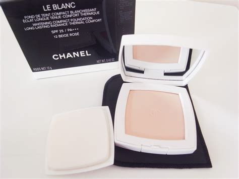 chanel le blanc compact radiance|CHANEL Whitening Compact Foundation Long.